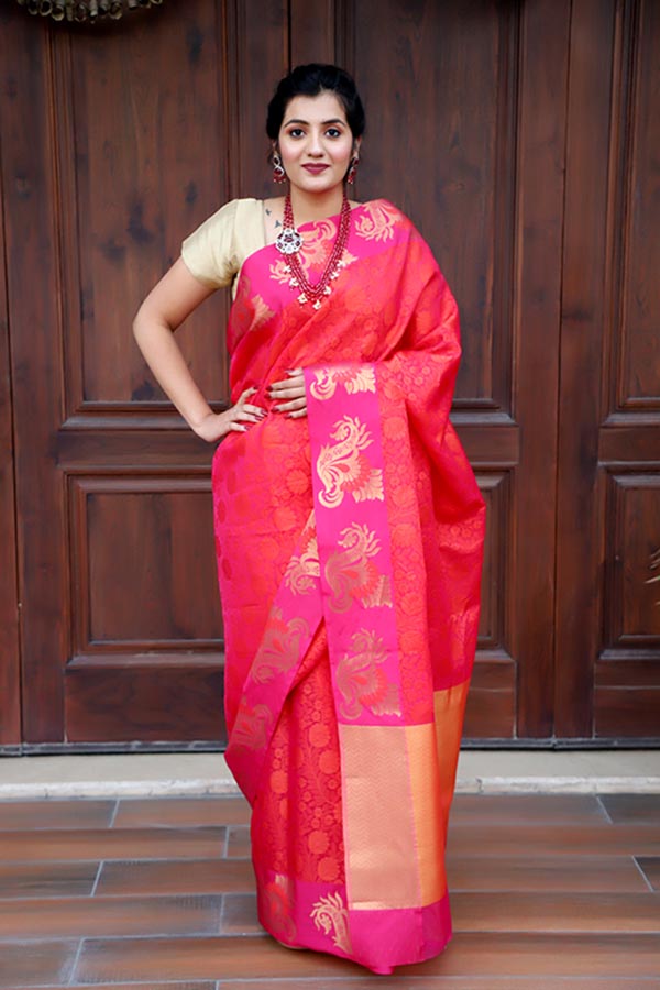 Banarasi Semi kora silk saree – thecotlin